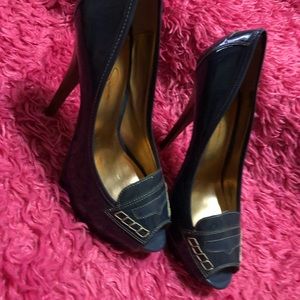 Jessica Simpson open toe platform heels